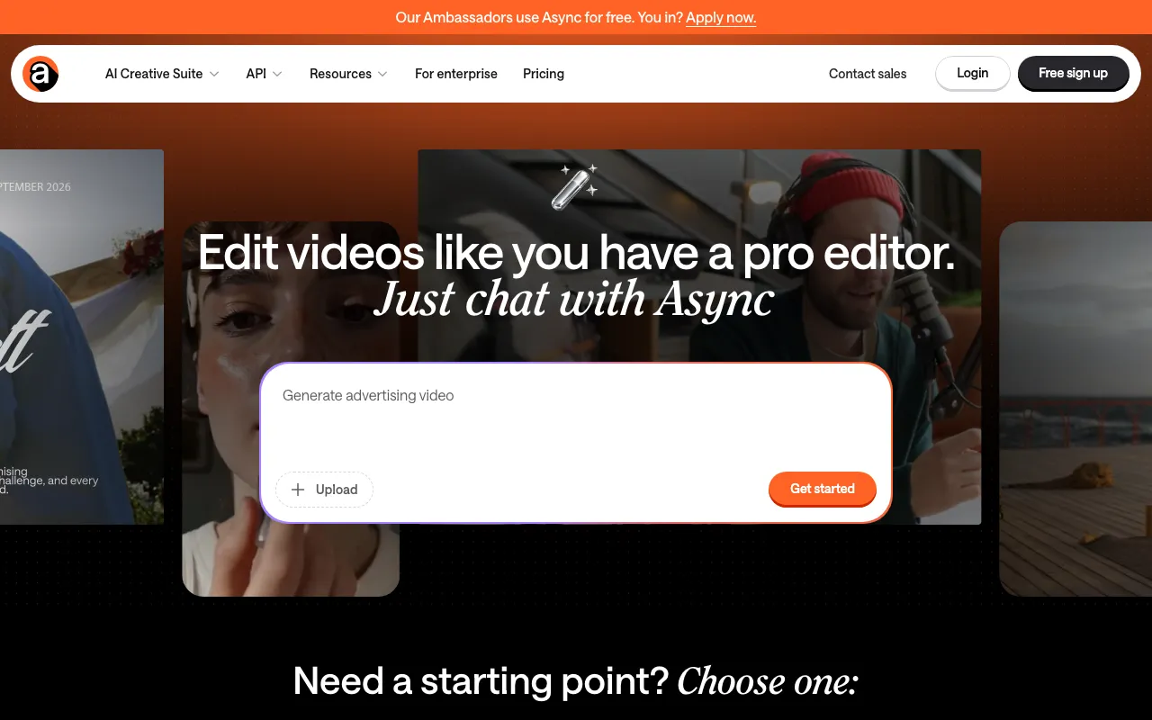 Screenshot of Async