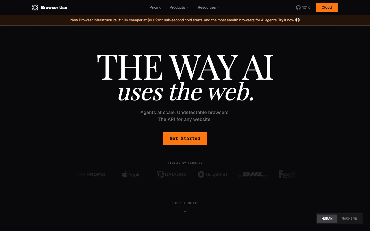 Screenshot of Browser Use