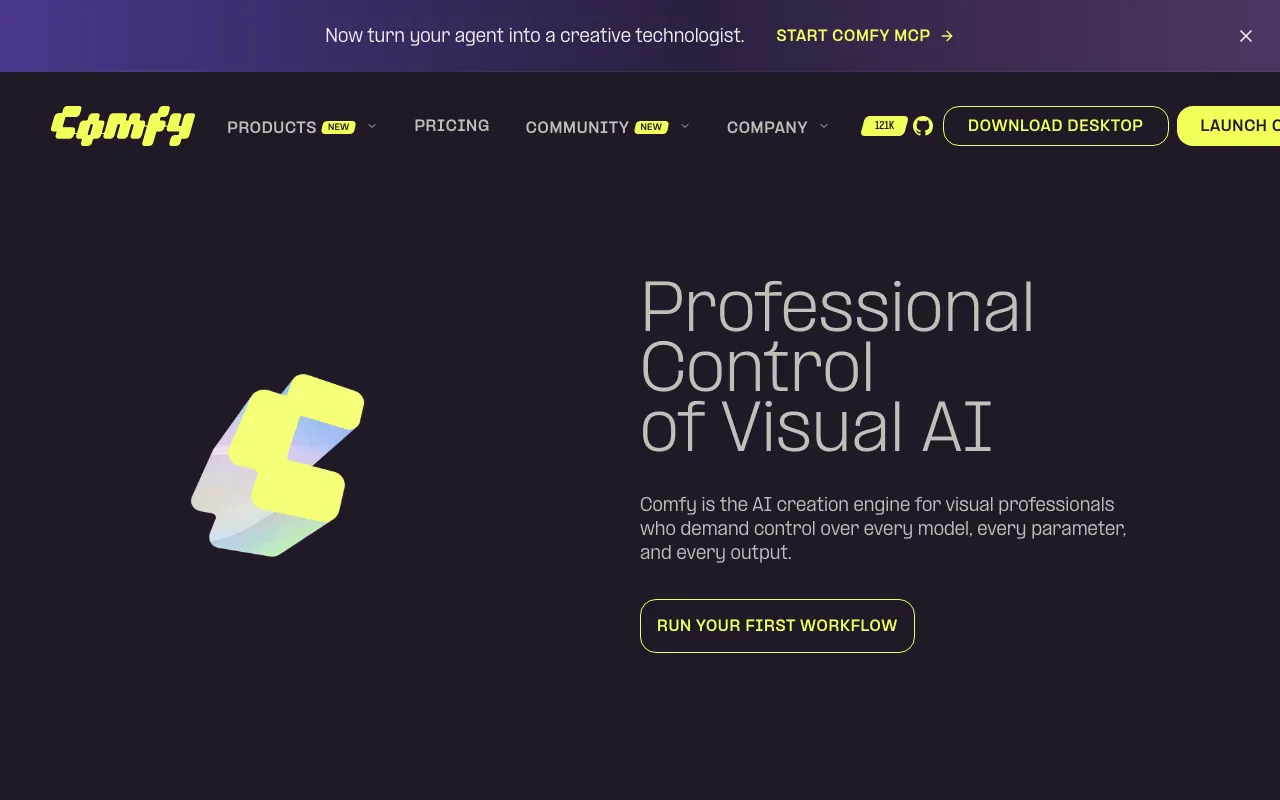 Screenshot of ComfyUI