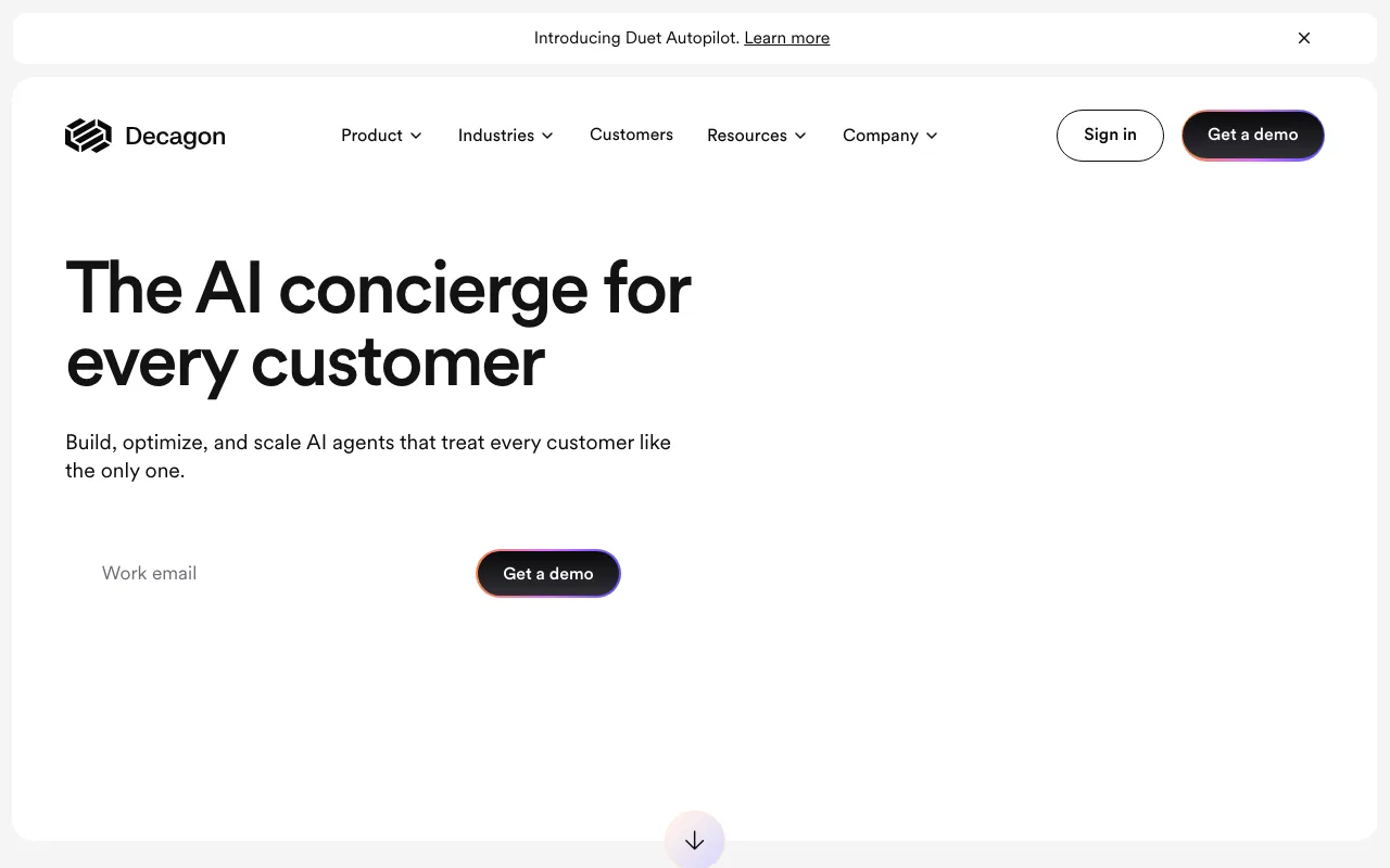 Screenshot of Decagon