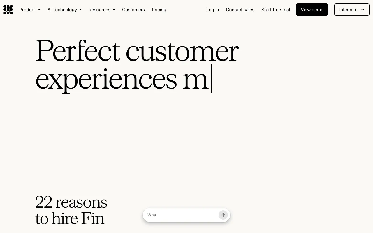 Screenshot of Fin