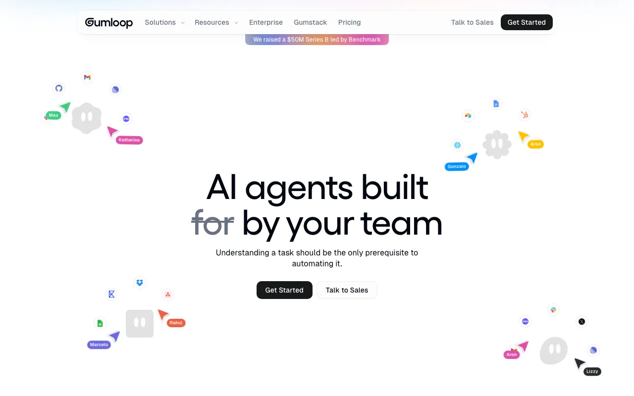 Screenshot of Gumloop