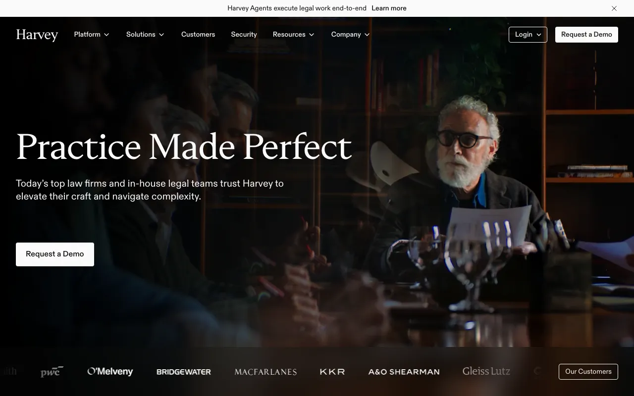 Screenshot of Harvey