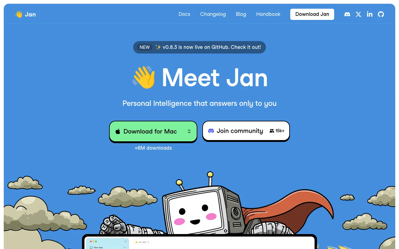Screenshot of Jan