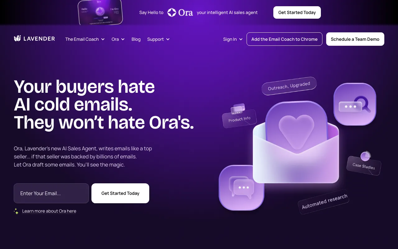 Screenshot of Lavender