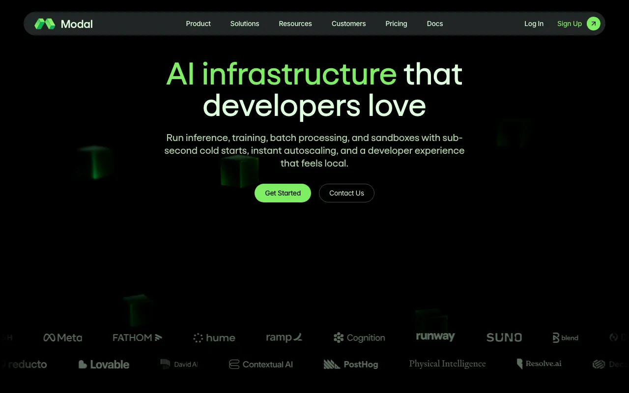 Screenshot of Modal