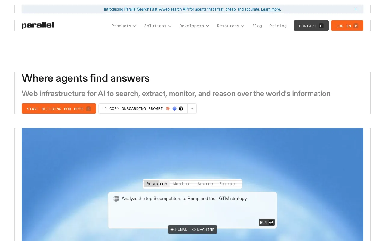 Screenshot of Parallel