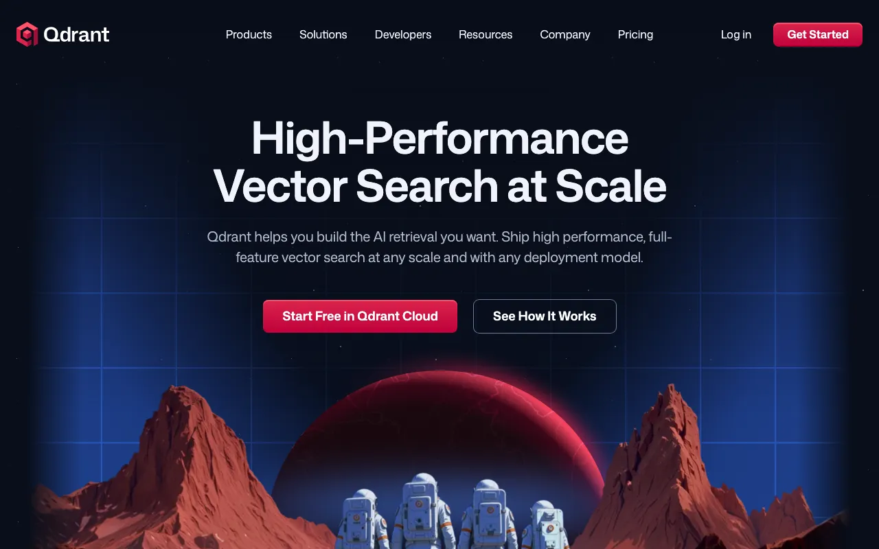 Screenshot of Qdrant