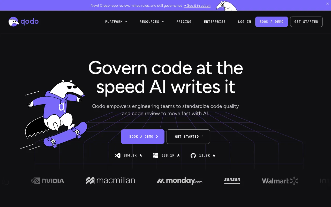 Screenshot of Qodo