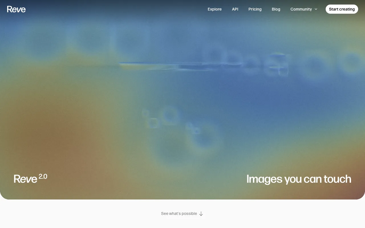 Screenshot of Reve