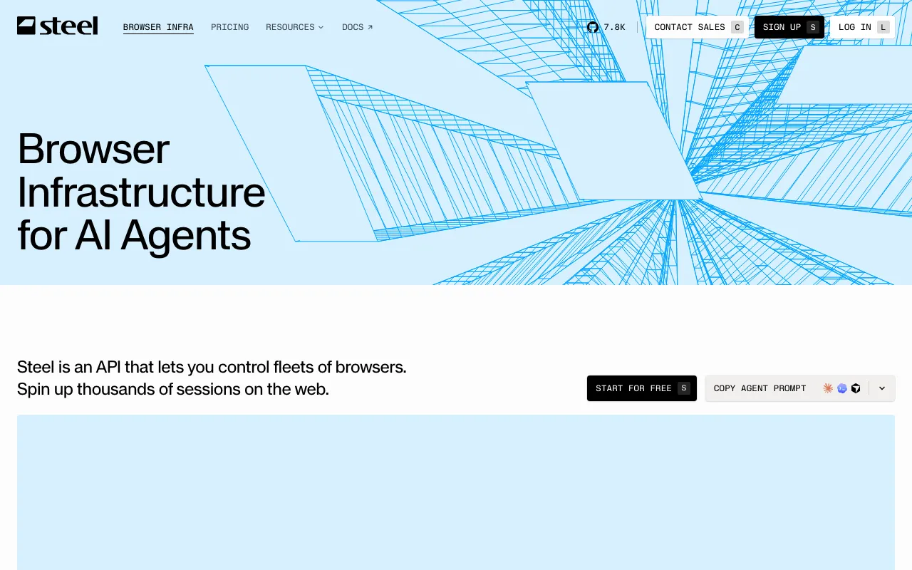 Screenshot of Steel