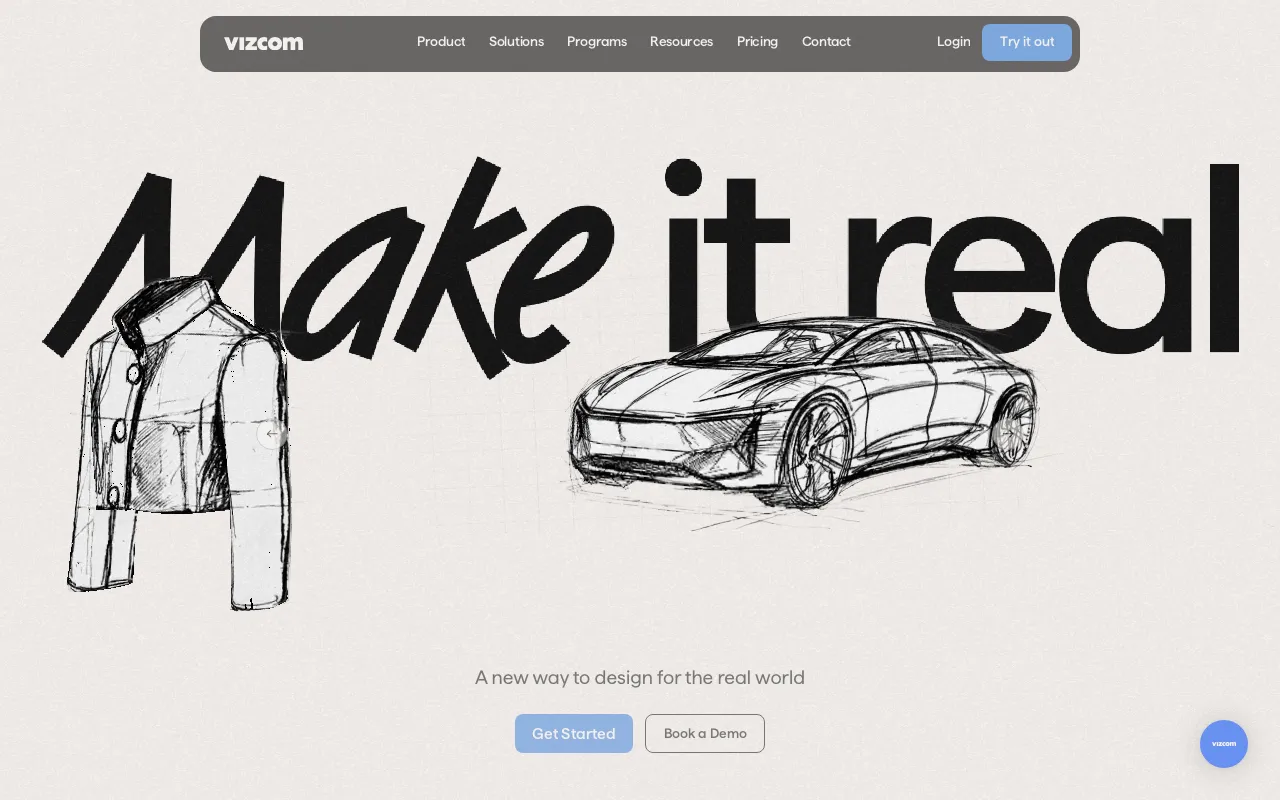 Screenshot of Vizcom